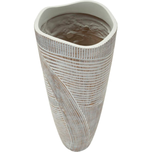 VASO RESINA WOODY CM Ø 19X55