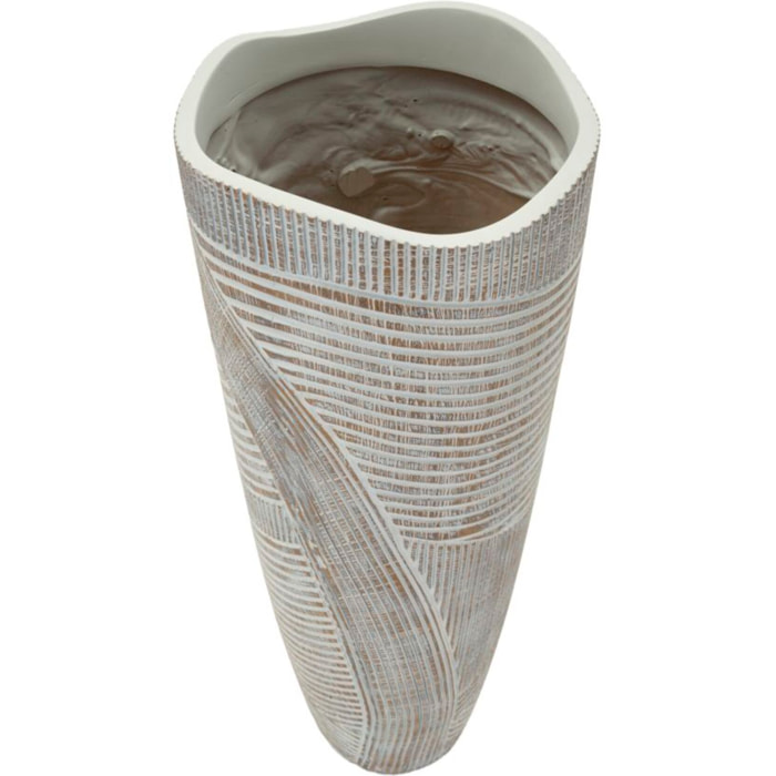 VASO RESINA WOODY CM Ø 19X55