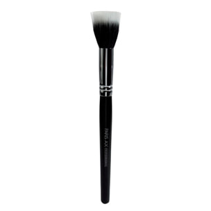 Pinceau Kabuki Essentiel - Pinceau Poudre Libre Noir et Blanc