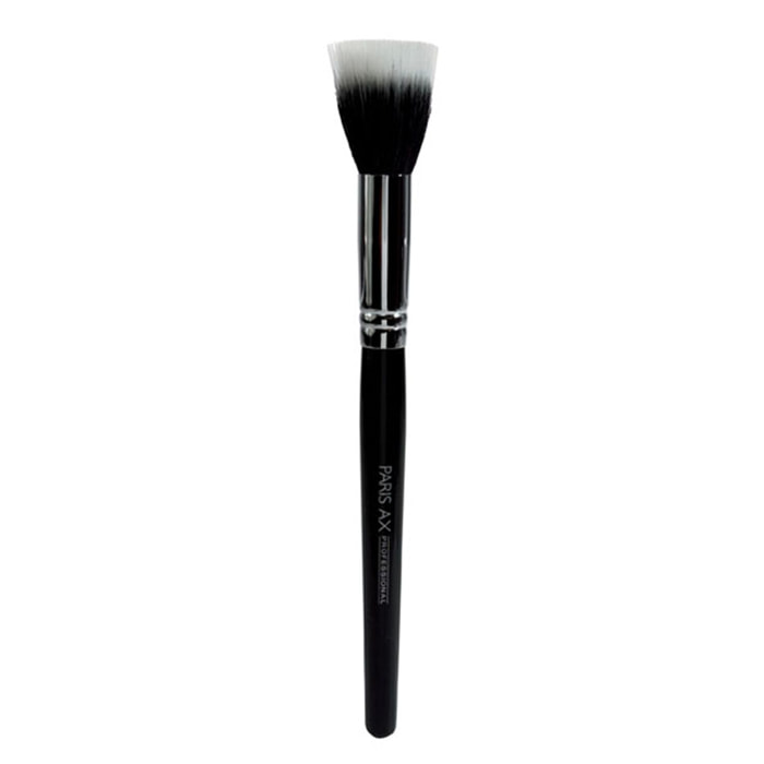 Pinceau Kabuki Essentiel - Pinceau Poudre Libre Noir et Blanc