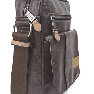 Bandolera Hombre Vegana Lois Warren Marron