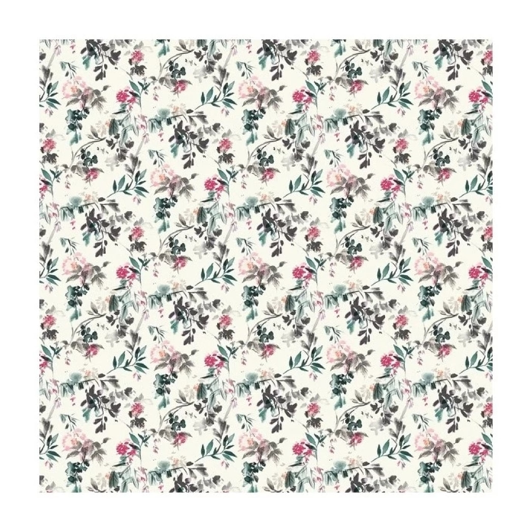 Rideau de douche Polyester JINZO 180x200cm Motif Fleuri Spirella