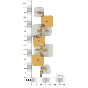 LAMPADA DA MURO GLASSY CM 24X13X76