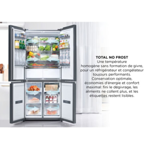 Réfrigérateur combiné TCL RP409BID0