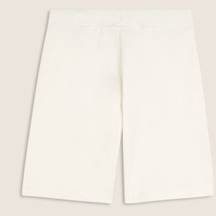 Bermuda in jersey con logo perline