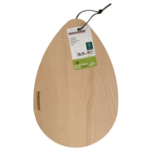 Planche à découper ovale en bois FSC 19 x 28 cm Fackelmann Nature