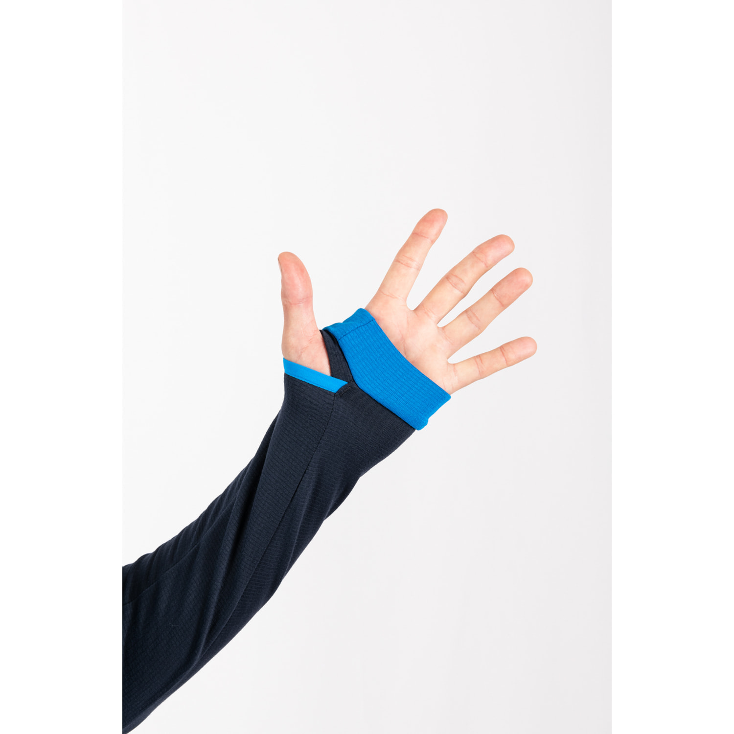 Giacca isolante leggera ECOActive con cappuccio di ECOON - Azzurro / Blu