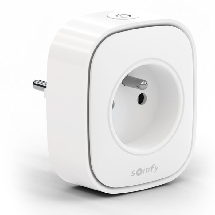 Prise intérieure connectée Zigbee ON/OFF type E - Capteur de consommation électrique