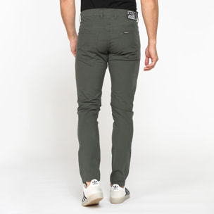 PANTALONE COLORATO DA UOMO IN COTONE STRETCH