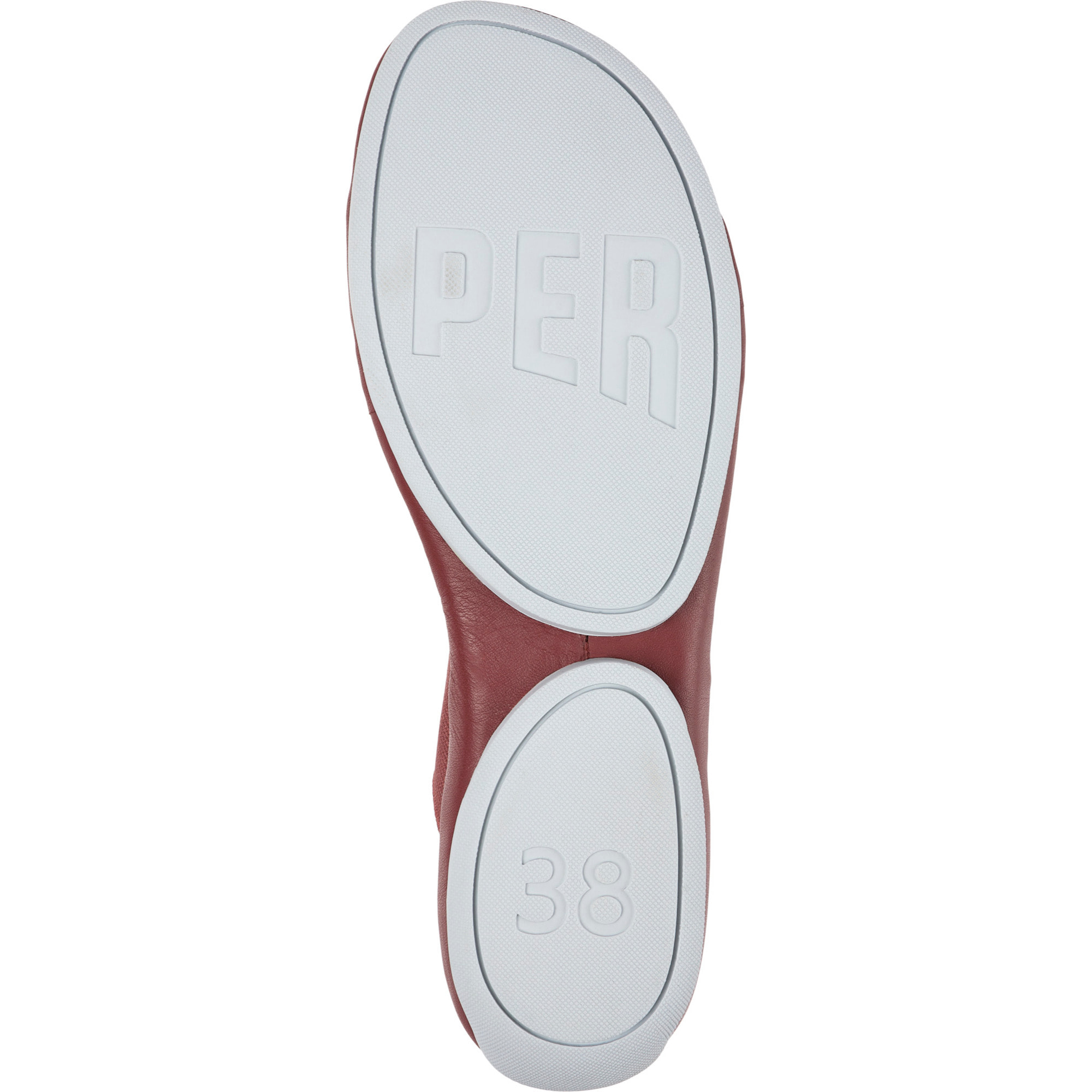 Sandalias - CAMPER Right Nina - Rojo - Cuero liso