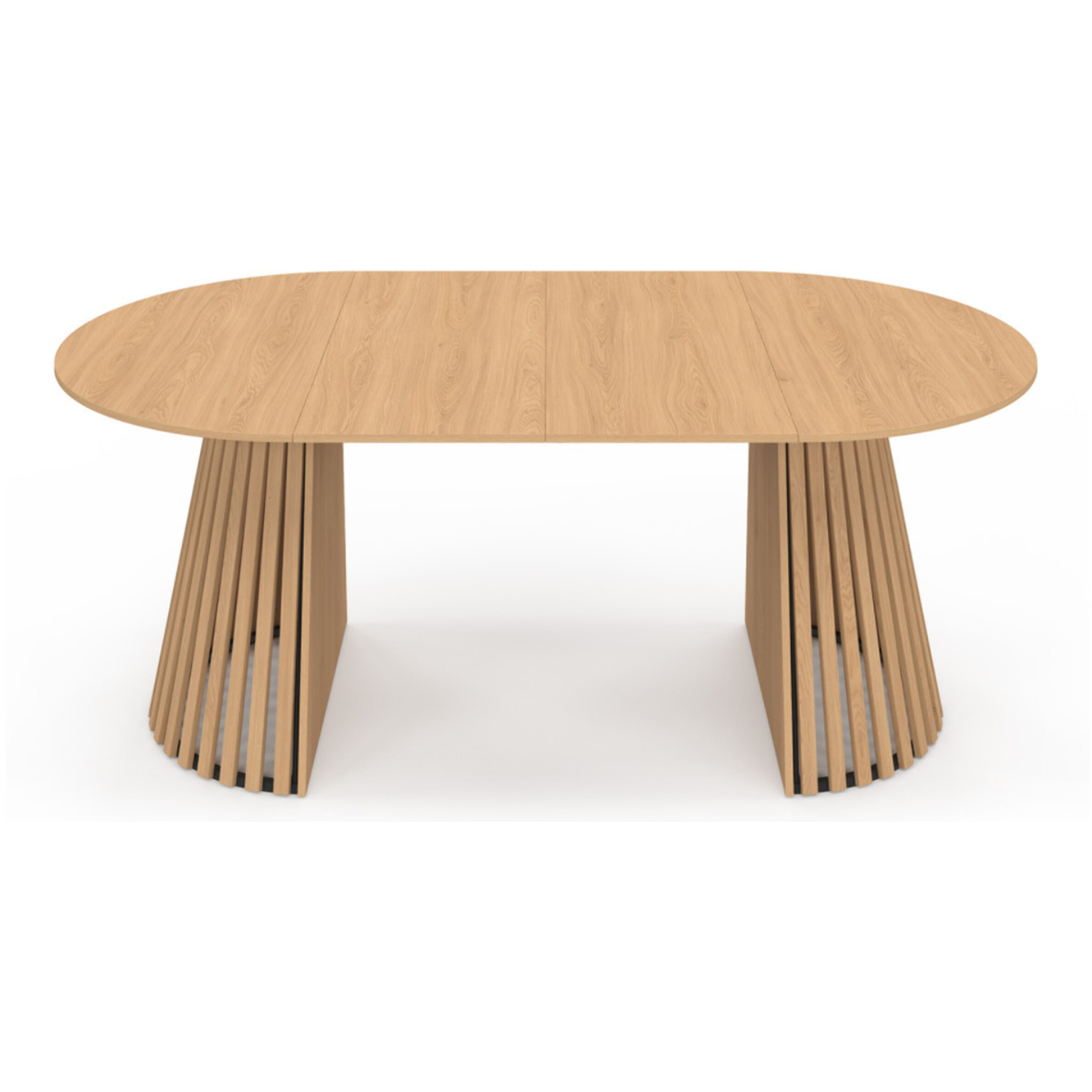 Table à manger ronde extensible Camélia Ø110-200cm