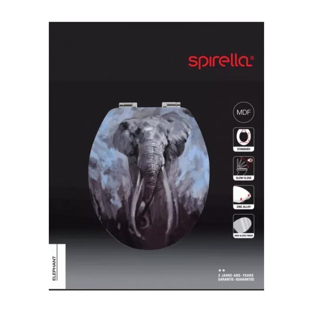 Abattant wc MDF ELEPHANT - Charnières Inox Spirella