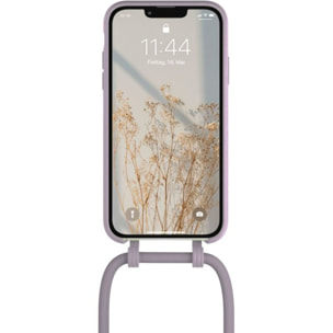 Coque avec cordon WOODCESSORIES iPhone 14 Plus Tour de cou lila