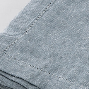 Tovaglia ajour in cotone - BLU MELANGE