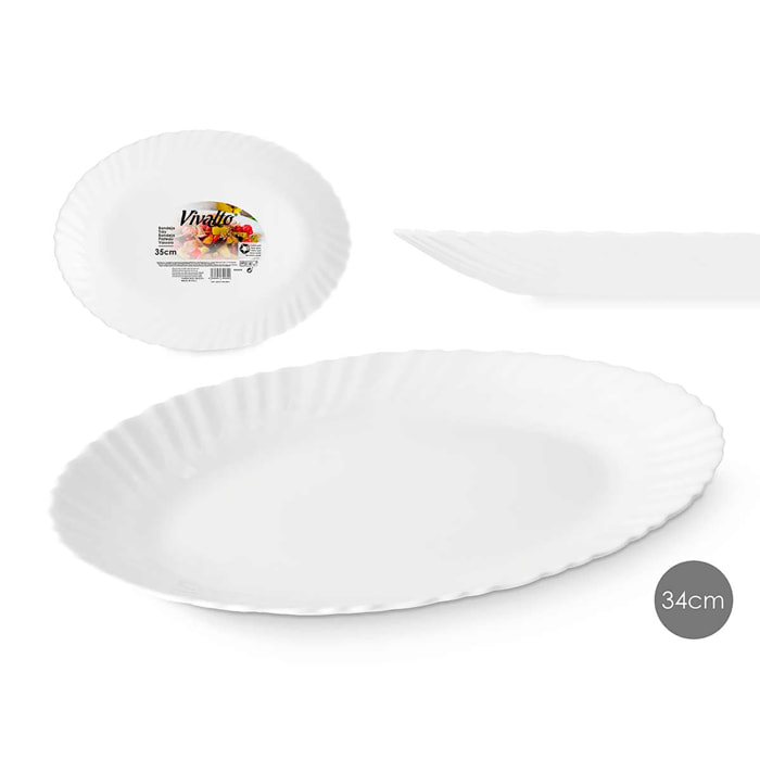 PACK 2 BANDEJAS CLASICA OPAL 34CM