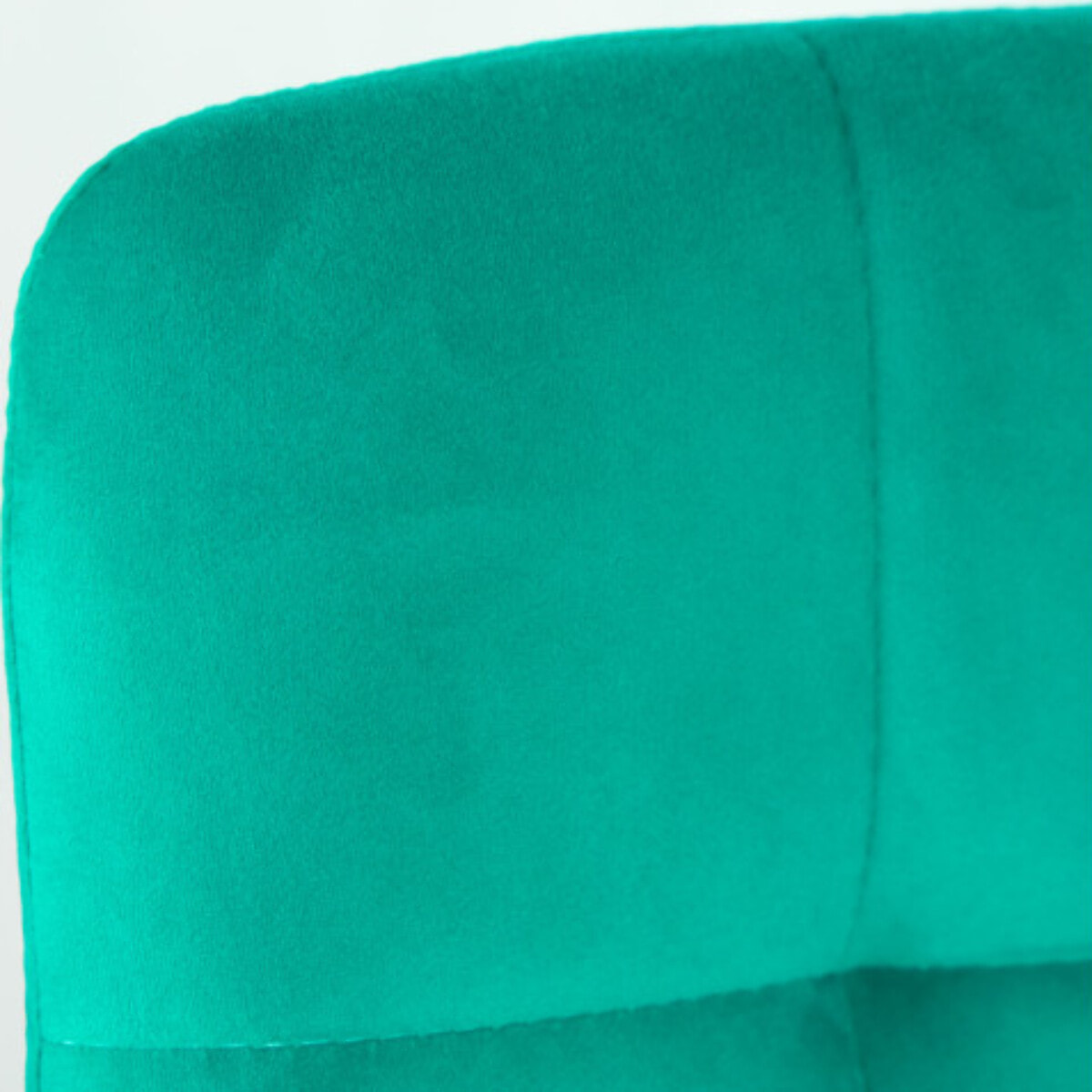 Chaise en velours avec piétement métal noir - PAOLA