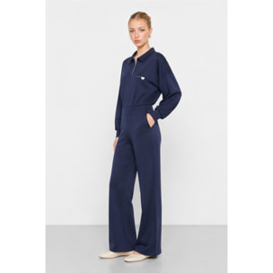 Kocca - Pantaloni da donna a gamba larga in viscosa ed elastan Donna