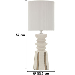 LAMPADA DA TAVOLO TRIBAL CM Ø 22,5X57