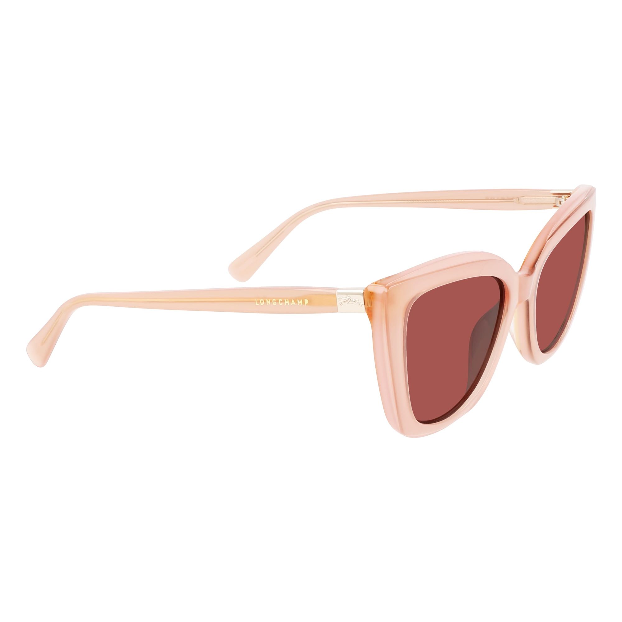 Jimmy Choo - lunettes de soleil - rose - Couleur des verres : rouge - indice solaire : protection UV