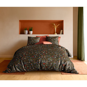 Parure Housse De Couette + 1 taie 100% coton 71fils Bogota