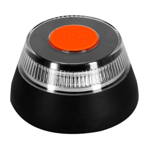 Baliza V16 geolocalizada Kershaw homologada DGT 3.0, LED ámbar 360°, 8 LEDs, visibilidad a 1km, resistente a agua y viento, pilas incluidas.