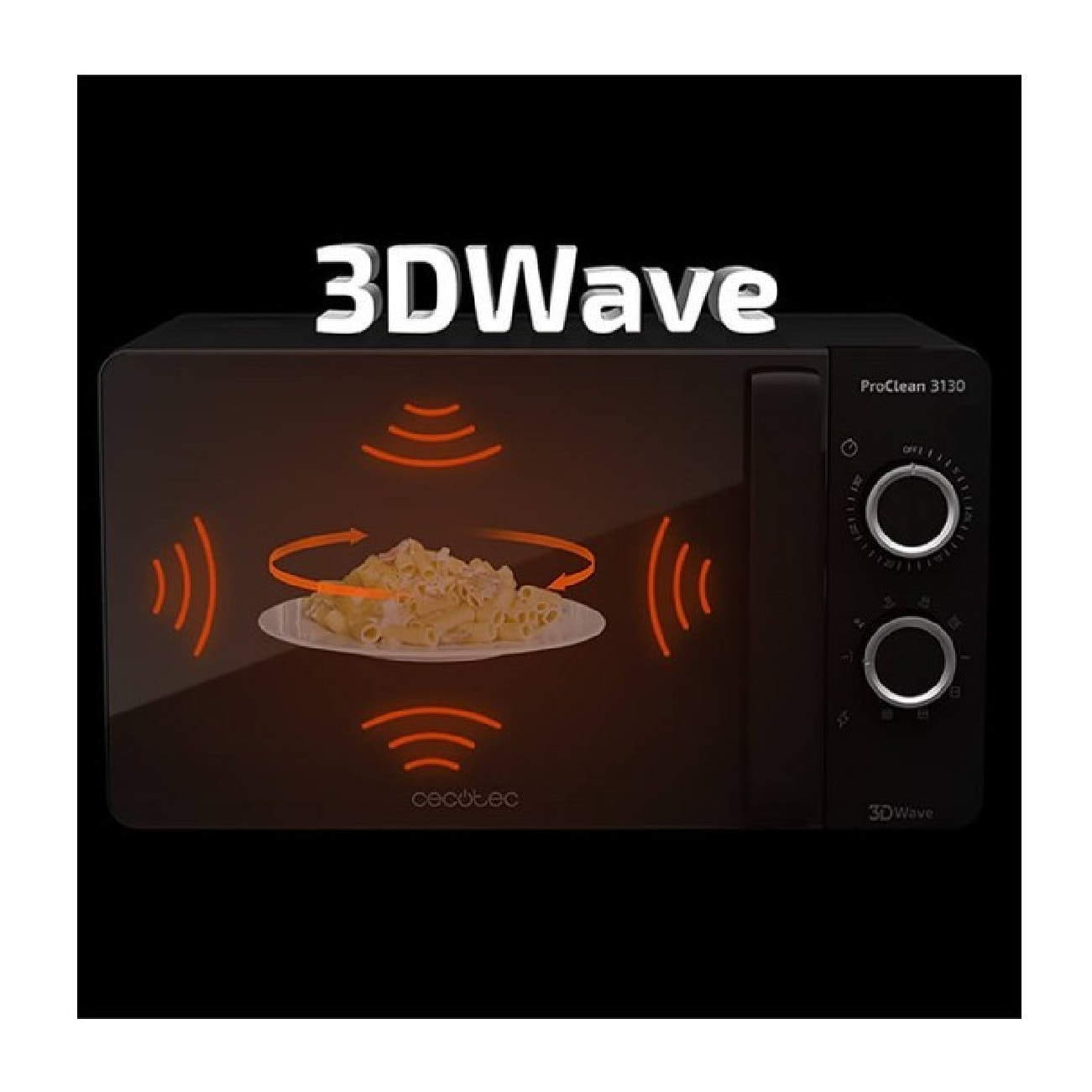 Cecotec Micro-ondes de 20 L avec grill ProClean 3130