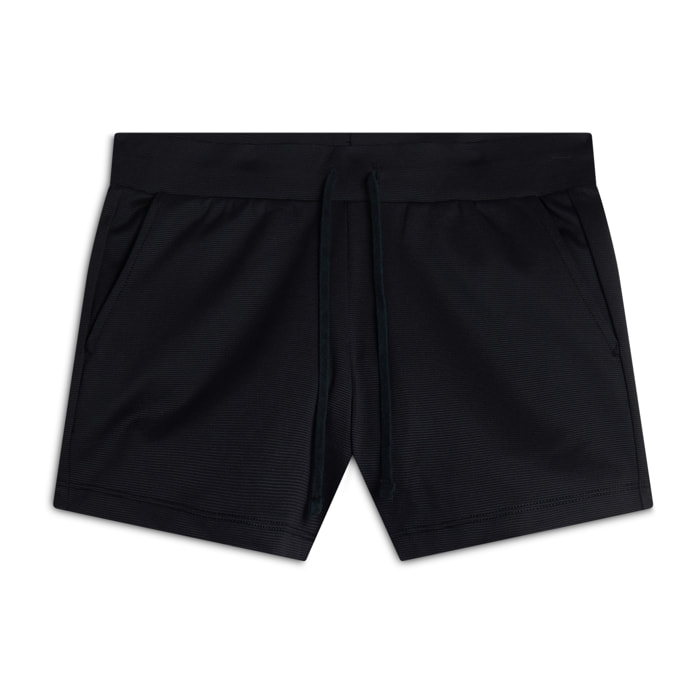 Shorts da donna con tasche interne e coulisse in vita