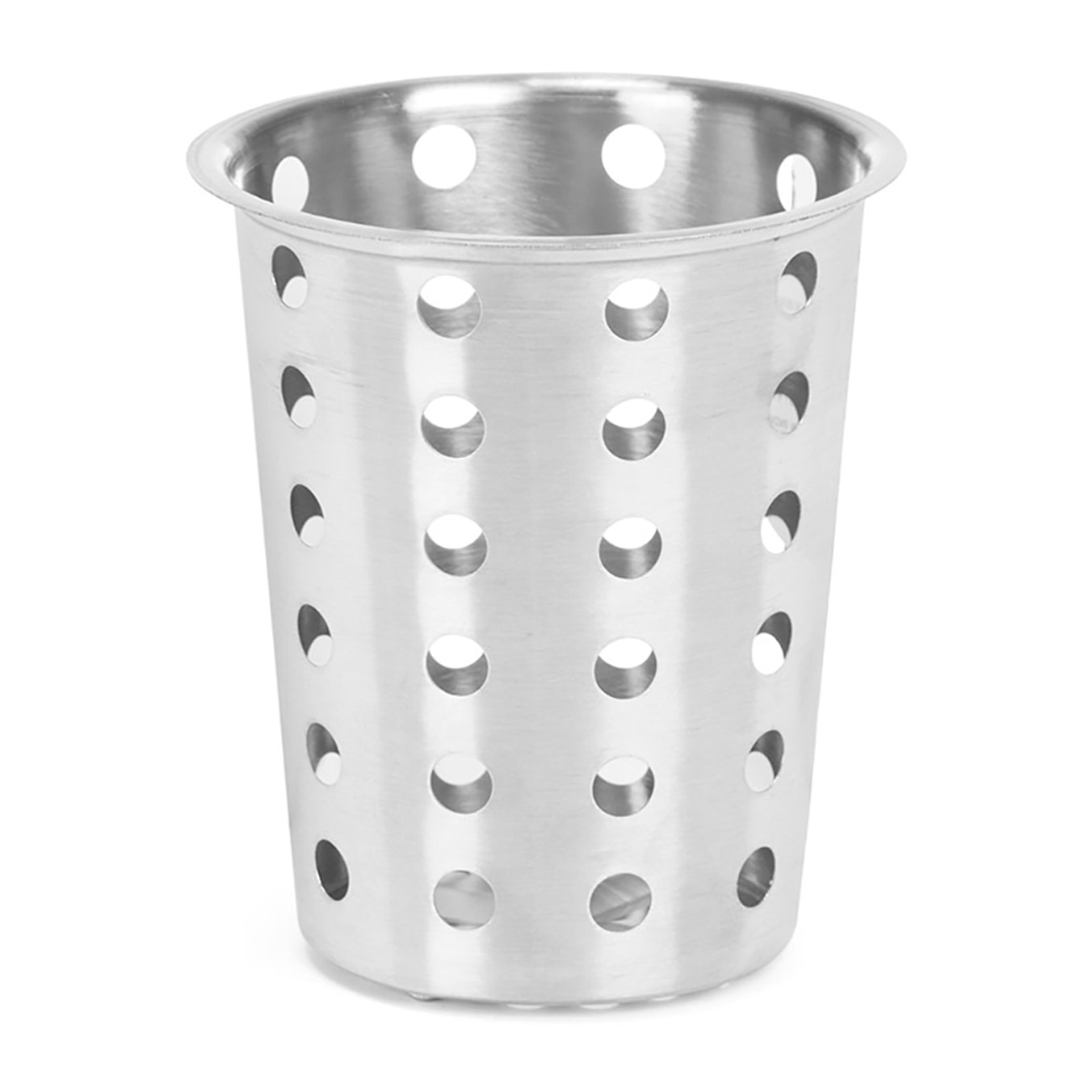 Cubertero de acero diseño puntos.