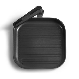Grill 28 cm avec manche repliable - Transformer