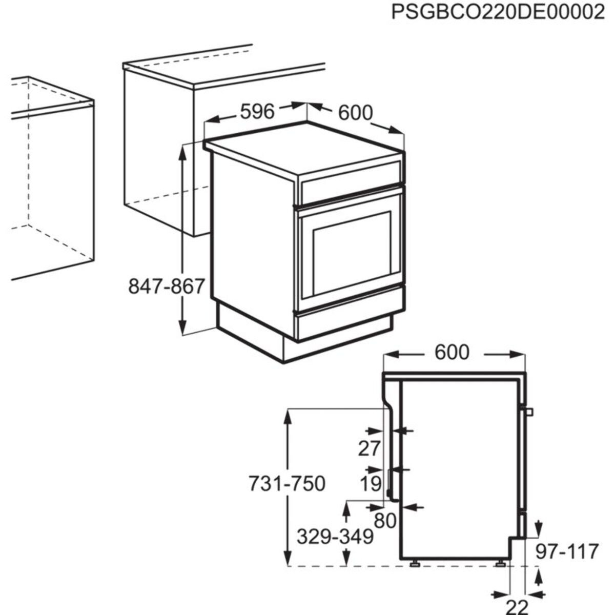 Cuisinière induction ELECTROLUX EKI64892DX