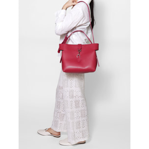 Borsa a mano da donna In Vera pelle Made in Italy 27x24x13 cm