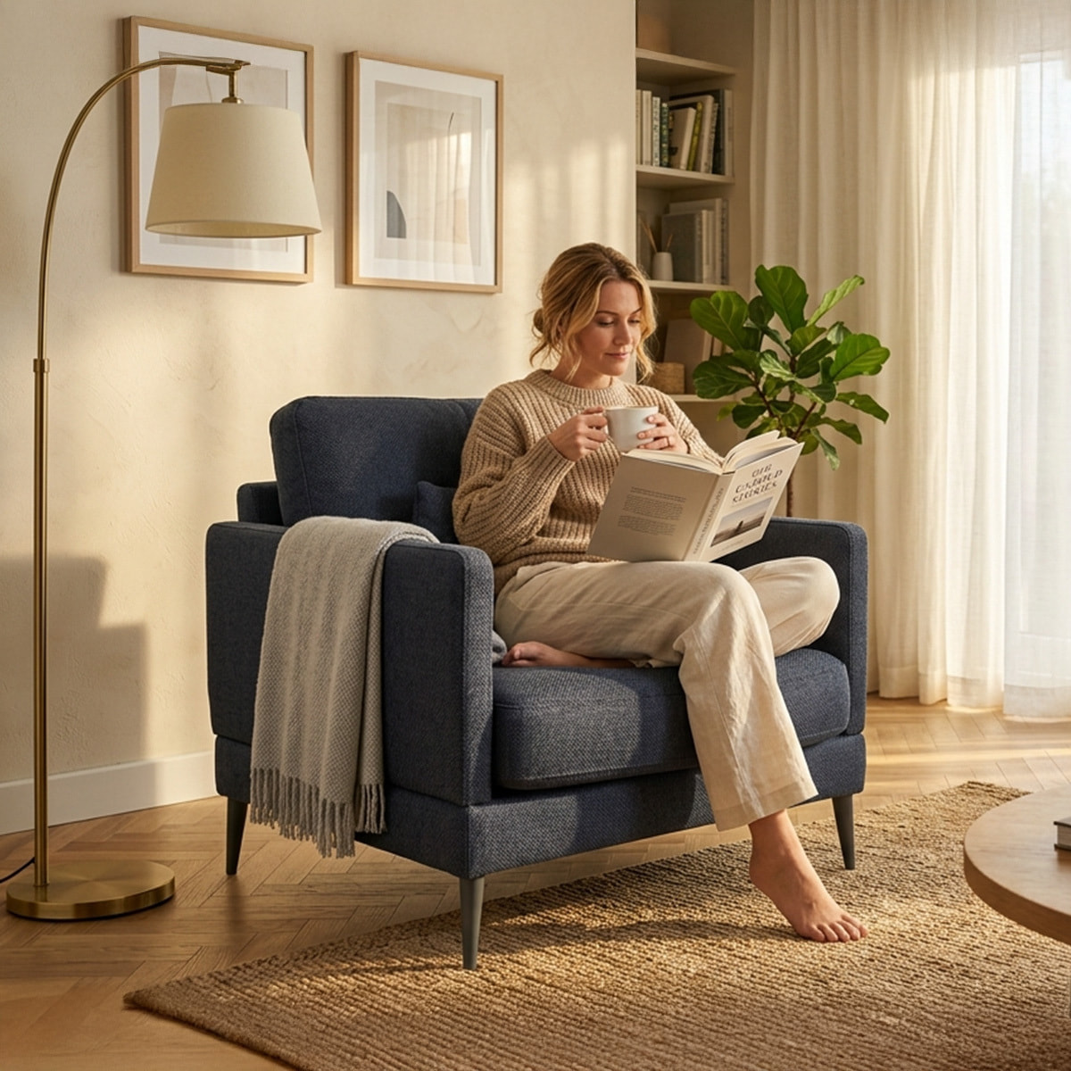 Fauteuil Splendido Tissu - 1 Place
