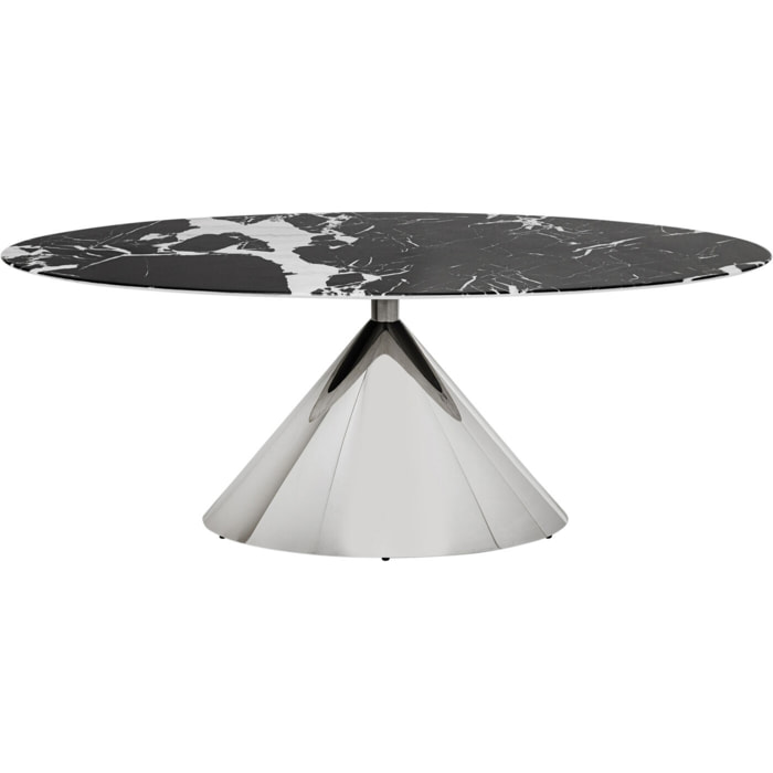 Table Mambo 200x100cm chromée Kare Design