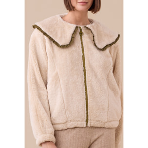 Giacca donna eco pelliccia articolo unito. Noidinotte