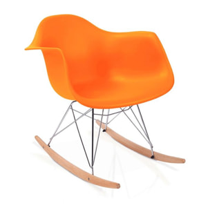 Silla mecedora Rocker Naranja