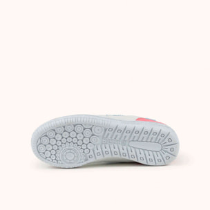MUNICH G-3 KID 461 Zapatilla de Fútbol Sala Infantil Blanca con Detalles Pastel