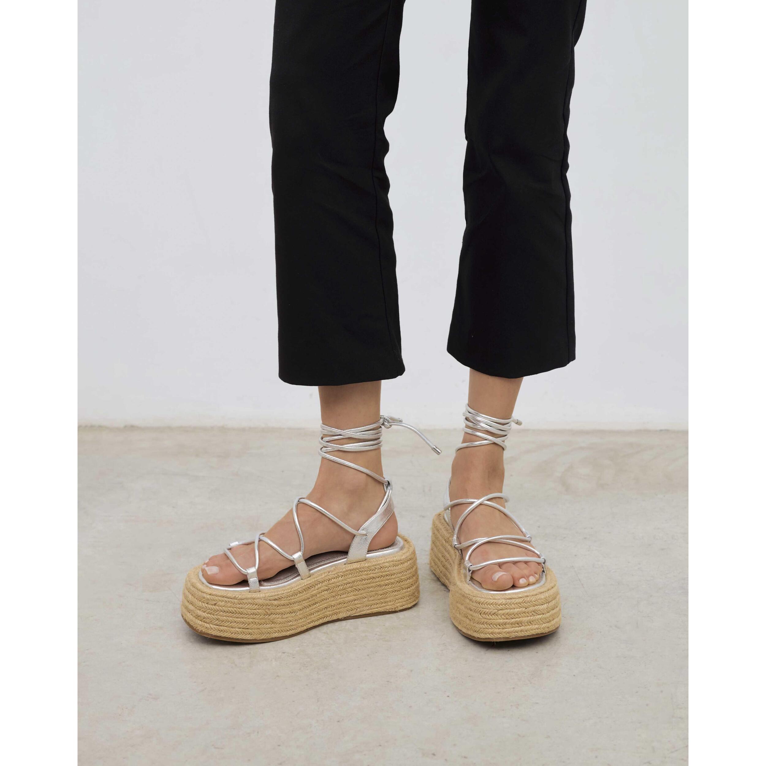 Sandalias de plataforma - Nala- 8 cm