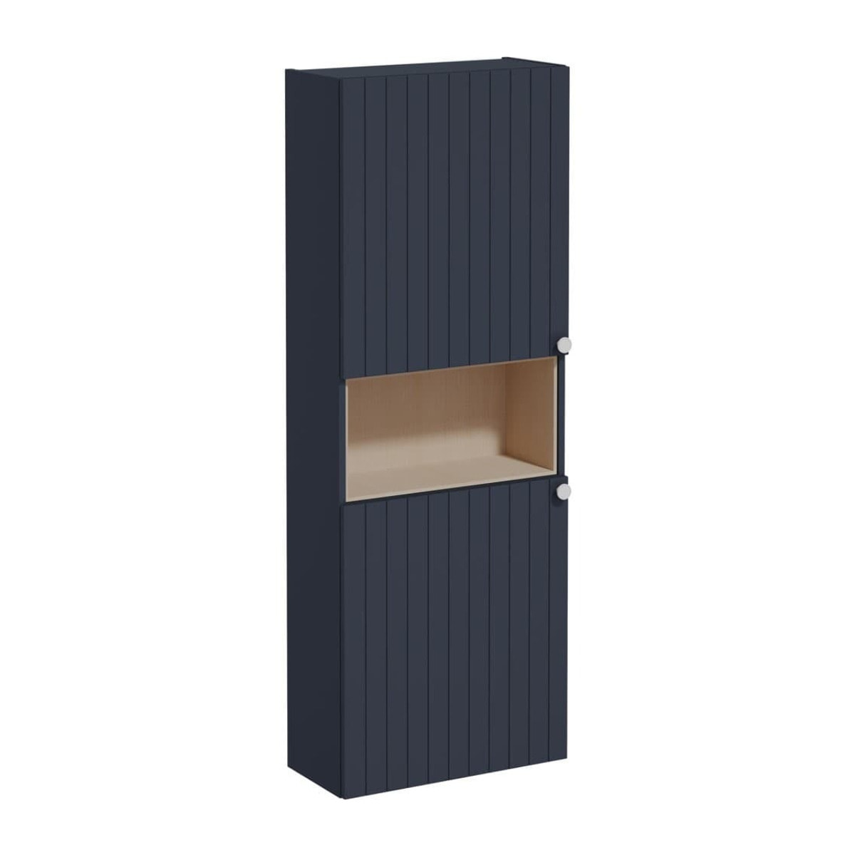 Meuble de salle de bain bas Vitra Root 55x155x25 cm bleu mat (ROOTN55TM)