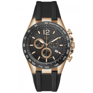 Reloj Gc Z07002G2MF Hombre Analogico Cuarzo con Correa de Silicona