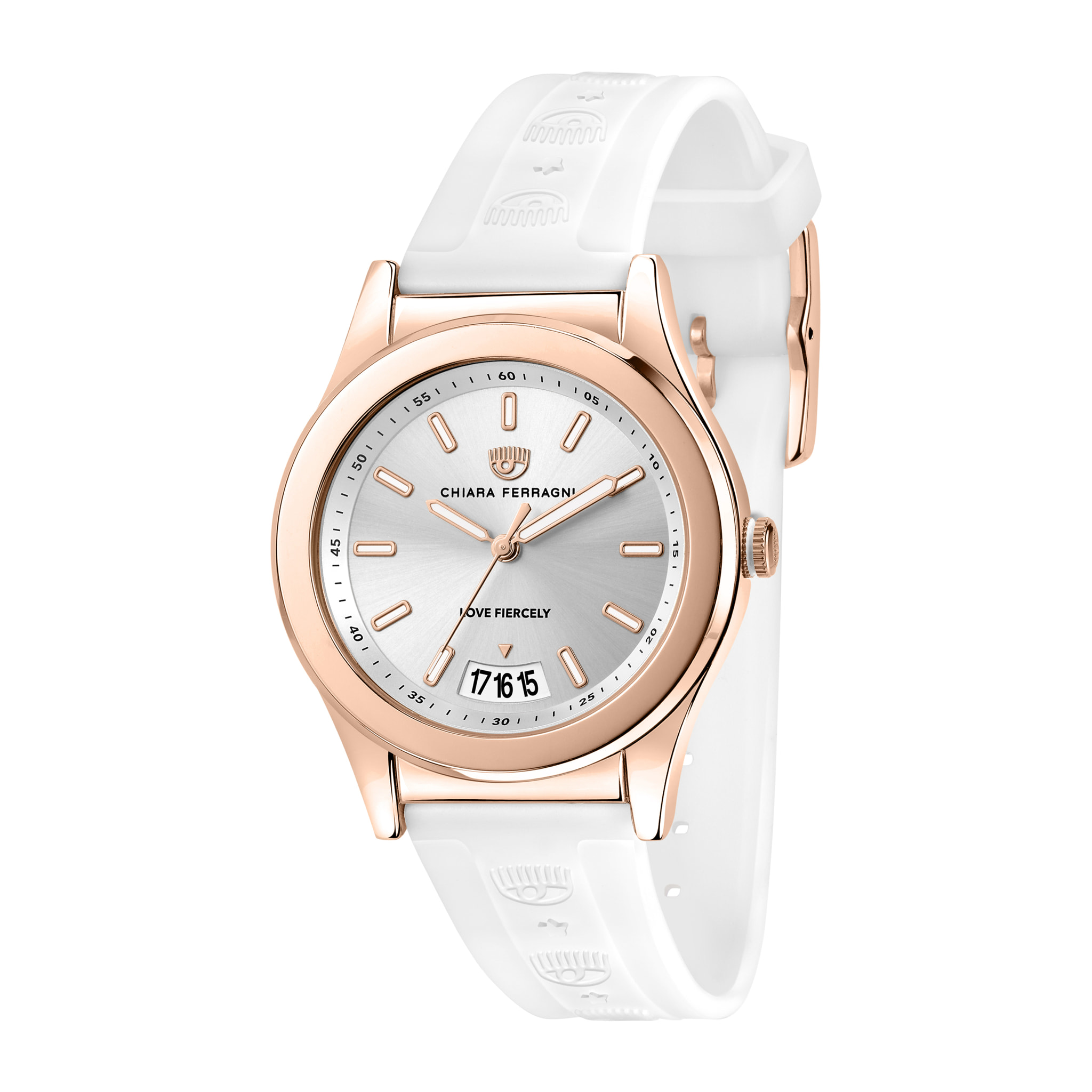Reloj Chiara Ferragni R1951102504 Mujer Analogico Cuarzo con Correa de Silicon