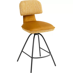 Tabouret de bar Helli ocre Kare Design