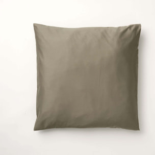 Taie d'oreiller en satin 157 fils Desert Sage