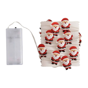 Luces led silverwire con decoraciones 3d con 20 led blancos cálidos - 4 diseños (surtido)