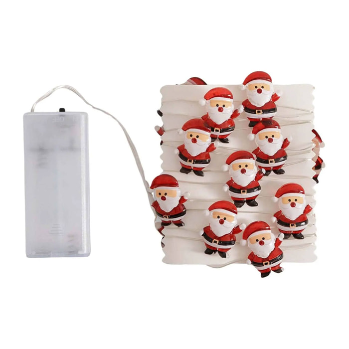 Luces led silverwire con decoraciones 3d con 20 led blancos cálidos - 4 diseños (surtido)