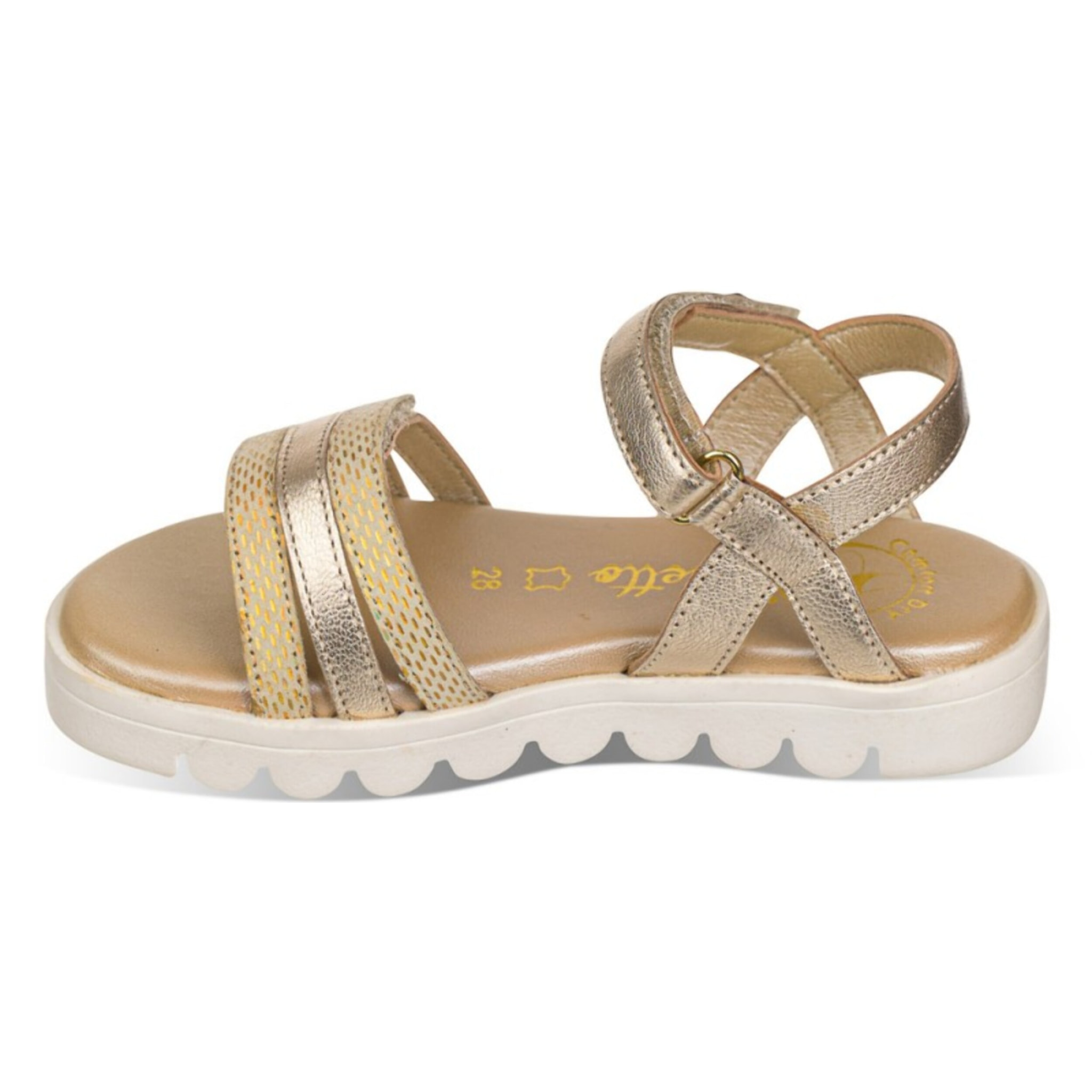 Sandalia flexible velcro