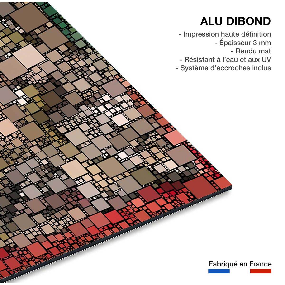 Tableau vitraux king's college Tableau alu Dibond