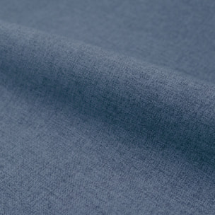Lit double avec coffre 140x190 cm en tissu bleu - Tilly