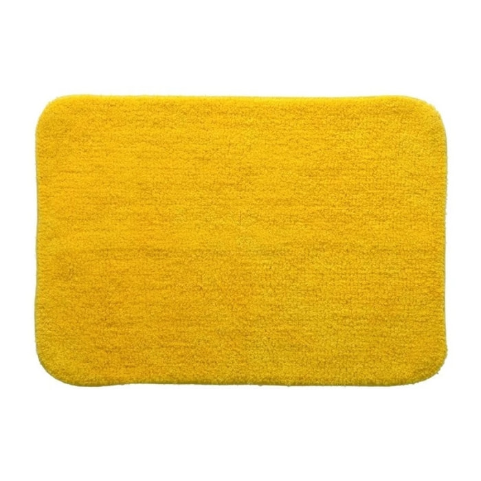 Tapis de bain Coton CAMPUS 50x70cm Jaune Spirella