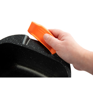 Casseruola 34,5X24,5X11 Excelsa- Slow Cook, Alluminio Nero