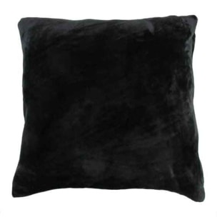 Housse de coussin douceur - Noir